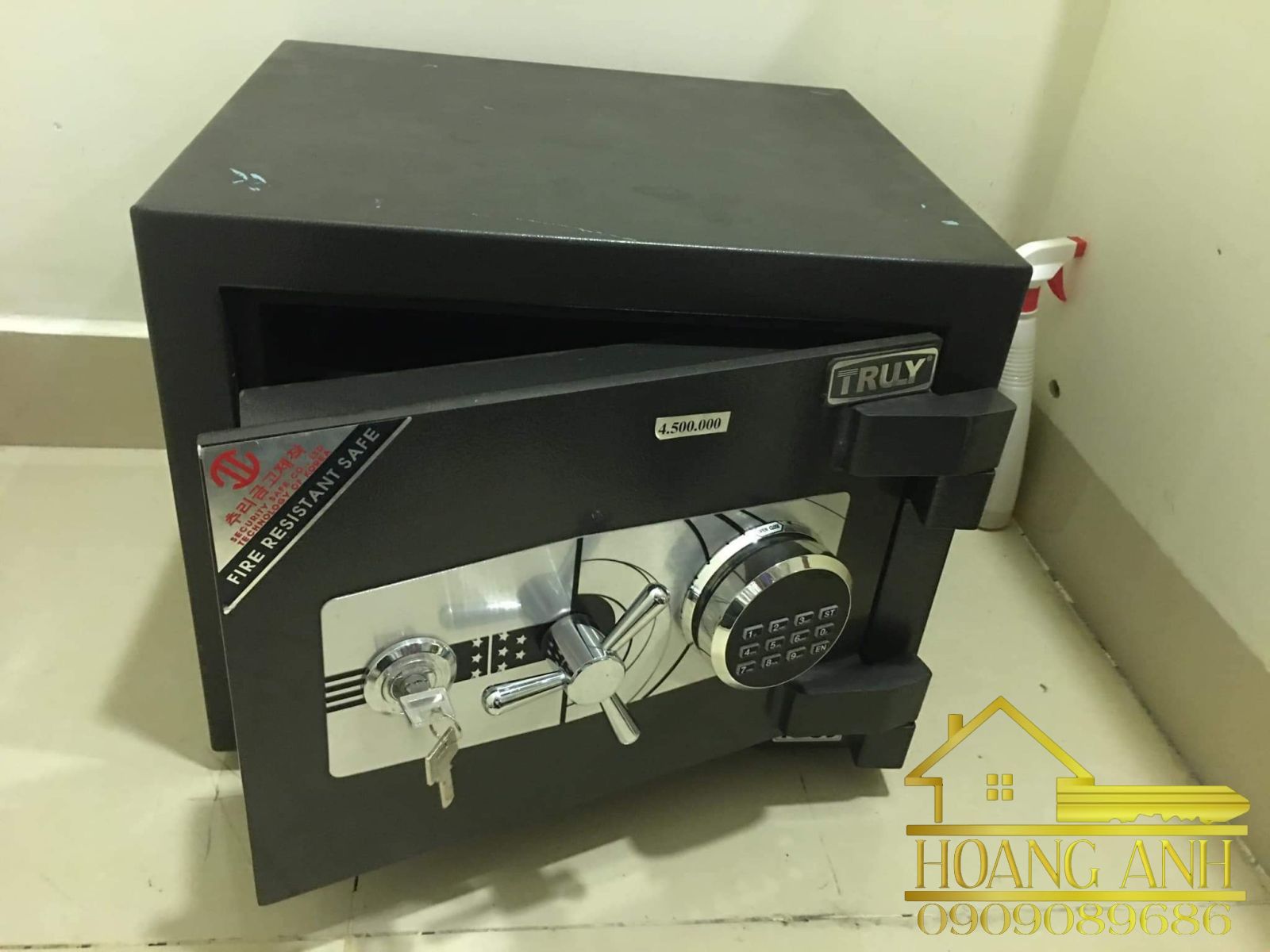 Sửa khóa két sắt bị hư tay quay, mất chìa tại Quận 7 - Hỗ trợ tận nơi
